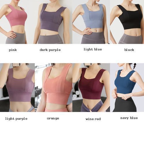 Sports Bras shockproof high intensity Workout Tops For Women Full