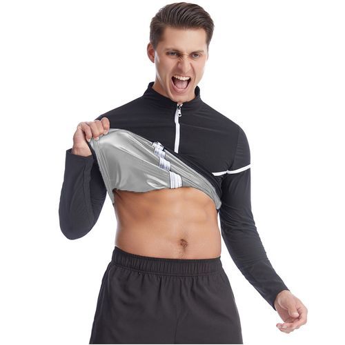 Buy Men's Body Shaper Long Sleeve Undershirt Gym Body Slim