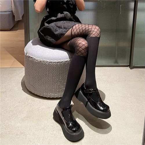 Generic Women Black Stockings New Designer Tights Style 1 Black