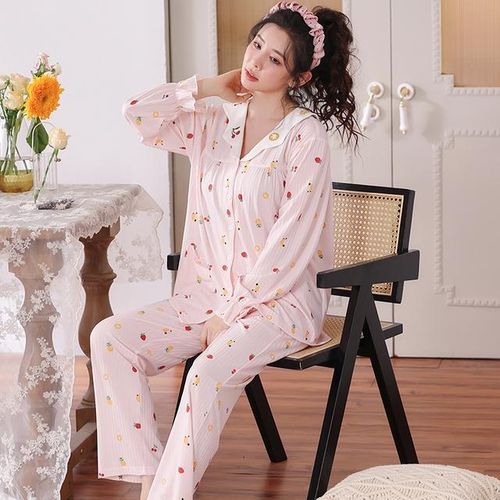 Generic M 4xl Women Pajamas Set Girl Pijamas Leisure Homewear Long Sleeve Home Clothing Jumia Nigeria