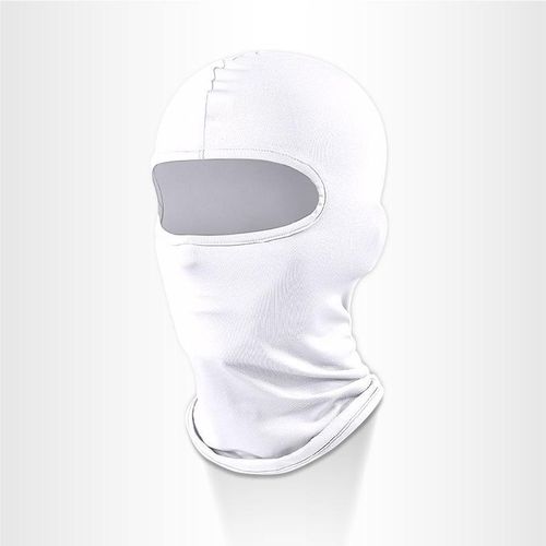 Generic Full Face Cover Motorcycle Protecting Face Cycling Headwear - white - image 3