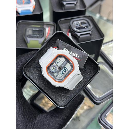 Skmei High Quality Sport Rubber Straps Waterproof Wristwatch