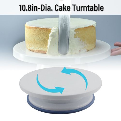 Cheap Cake Turntable Stand Smooth Rotation Anti-Slip Surface Food