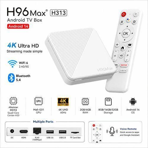 Generic ANDROID TV BOX H96 MAX 2G 16 ANDROID 14