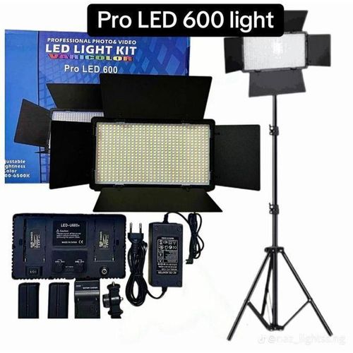 product_image_name-Generic-Led Professional Photo & Video Light Kit (led 600 Pro With Stand)-1