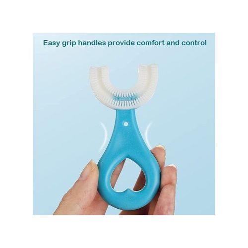 product_image_name-Generic-Silicone U-Shape Kids Manual Toothbrush X2psc-5