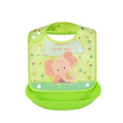 Fashion Multicolour Waterproof Silicone With Detachable Plastic Bib