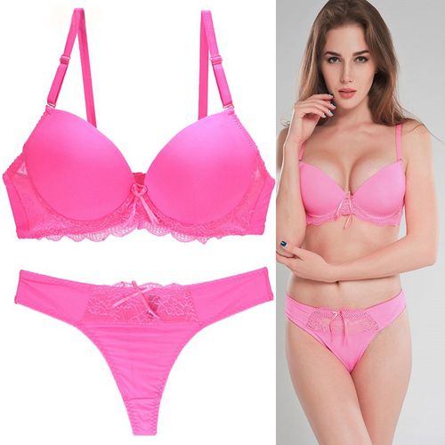 Fashion New Big Size Bra Set 34/75 36/80 38/85 40/90 42/95 B C D E