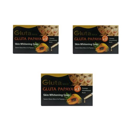 product_image_name-Gluta-Max Papaya Extract Skin Whiteninng Soap-180g X 3Pieces-1