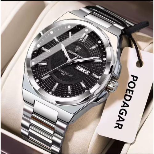 product_image_name-POEDAGAR- Men luxury Bracelet Chronograph Watch -1