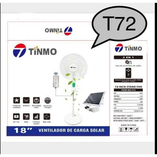 product_image_name-Generic-TINMO 18'' Inch Rechargeable Fan +Solar Panel + 2-Bulb-1