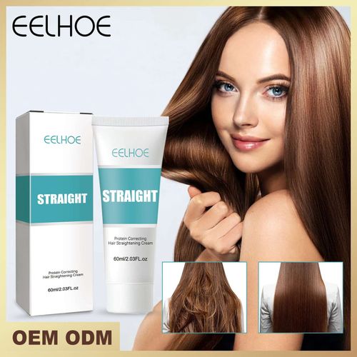 Gentle hair top straightening treatment