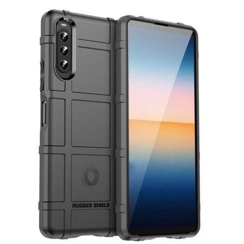 product_image_name-Generic-Rugged Shield Back Case For Sony Xperia 10 Iii - Black-1