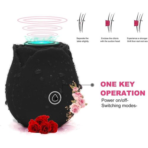 Generic Rose Sucker Vibrator Vagina Clitoris Sucker Female