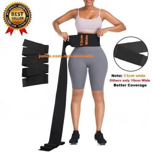 Fashion Waist Trainer Tummy Wrap Belt Flat Tummy Waist Trimmer Belt Waist Wrap Tommy Slimming Belt Jumia Nigeria