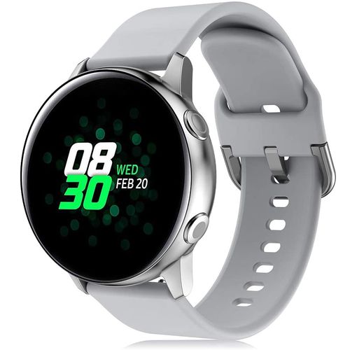 Generic 22mm 20mm S For Samsung Galaxy Watch 4 4 Classic 46mm 42mm 3 Silicone Smartwatch Let Gear S3 Active 2 40mm 44mm Band Silver 6 Jumia Nigeria