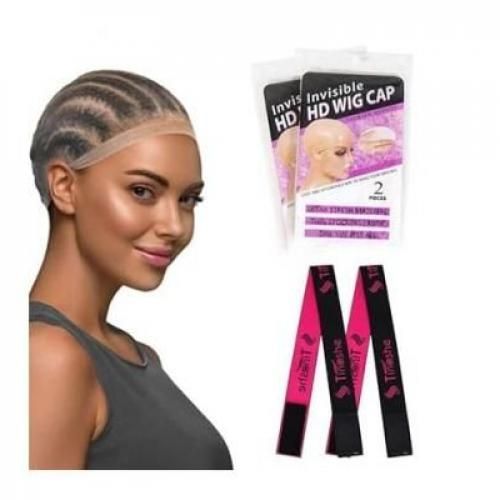 product_image_name-Fashion-4pcs HD Wig Cap For Lace Front Wig, Stocking-1