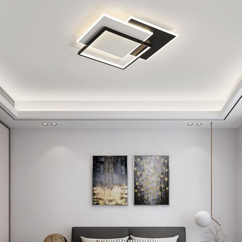 Generic Modern Overlapping Geometric Square LED Ceiling Light - image 2