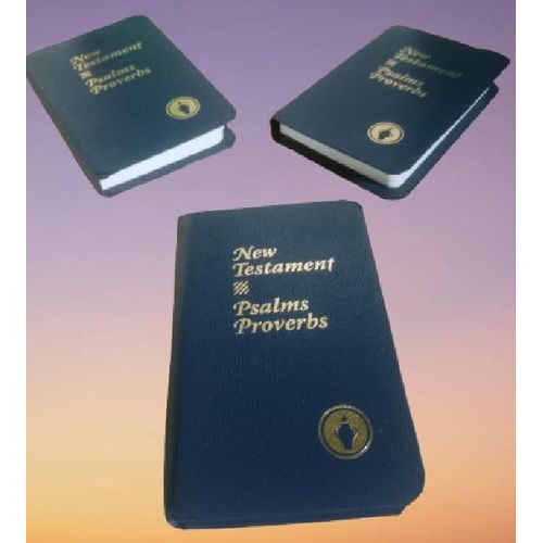 product_image_name-Generic-Pocket  New Testament Bible With Psalms & Proverbs (Blue Hardcover)- SET OF 3-1
