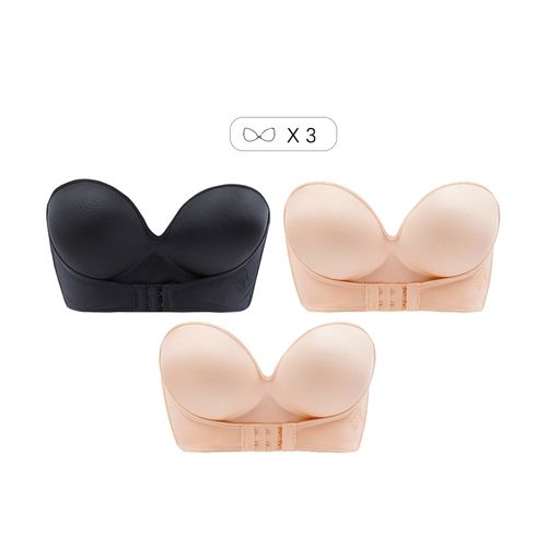 Fashion Bra Strapless Bras Dress Wedding Party Invisible Slip-resistant  Brassiere Breathable Underwear