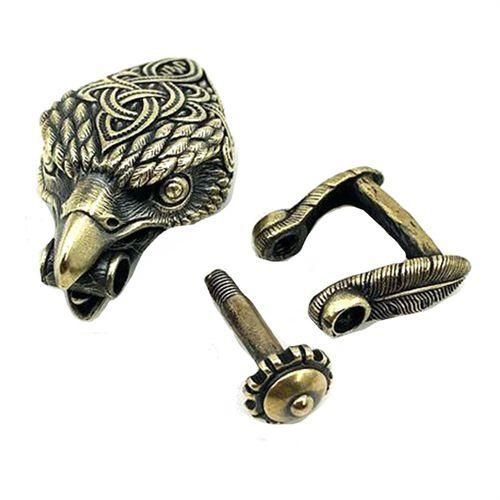 Generic EDC Outdoor Tool Paracord Multifunction Buckle Brass Eagle