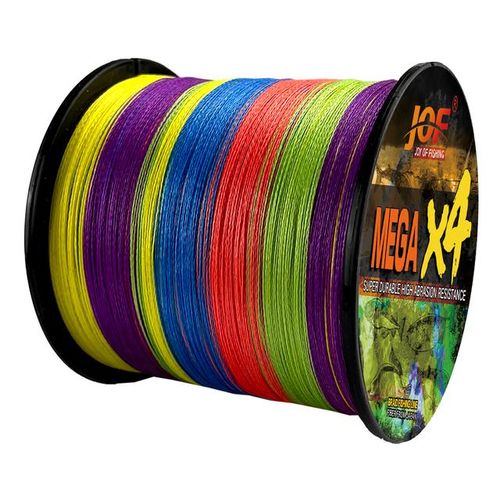 Generic 10000m 500m 1000m 4 Strands Pe Braided Fishing Line 10lb-80lb  Multifilament Super Strong Carp Fly Fishing Wire Multicolor