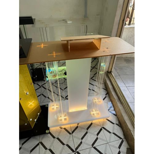 product_image_name-Generic-Elegant UK Pulpit with LED Lights and Transparent Acrylic Panels – Stylish, Durable, Professional for Religious & Corporate Use-1