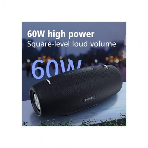 product_image_name-Zealot-S67 Portable 60W Wireless Bluetooth Speaker-6