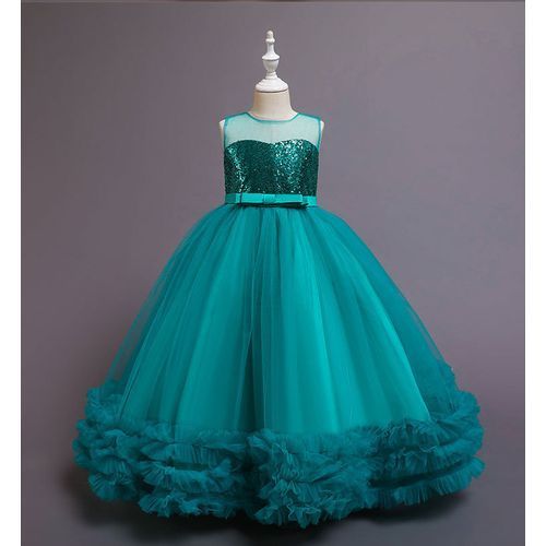 Fashion Sequins Princess Dress Elegant Girls Dresses Party