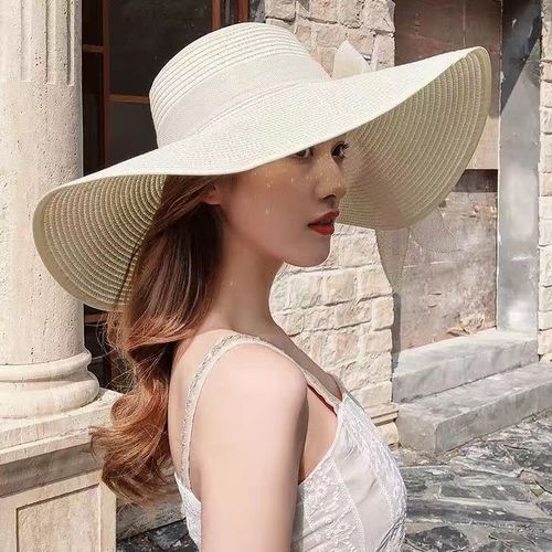 Fashion Vintage Summer Foldable Wide Brim Beach Hats For Women Handmade  Straw Hat UV Protection Sun Shade Plage шляпа соломенная летняя