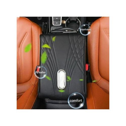 Generic PU Car Armrest Seat Cover Armrest Pad - image 3