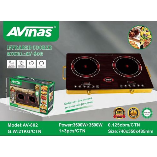 Avinas Double infared cooker