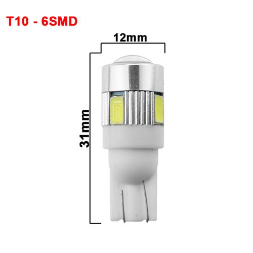 Generic 1pcs T10 Led Bulb 12v 7000k Signal Light Car 5w5 W5w Led 10