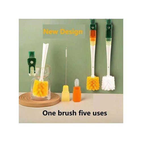 product_image_name-Generic-Portable 5-In-1 Multifunctional Brush (Multifunctional Water Bottle Cleaning Brush)-1