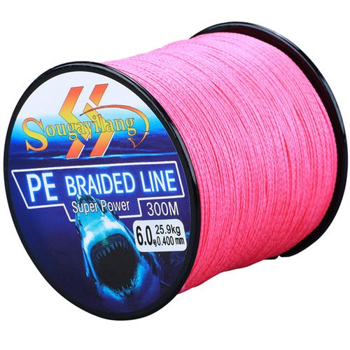 Generic Line Fishing Multifilament 4 Smooth Pesca PE Line Fishing Braided  300M Line Strands 0.6-8.0# Fishing 6.3-32.8kg