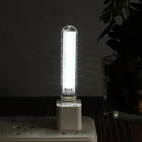 Generic 8 Pack USB Night Light, Portable Plug-in Mini LED Lamp Stick for Home Decor Reading Sleeping Camping - image 6