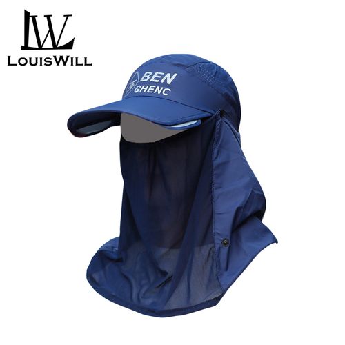 Fashion LouisWill Summer Women Neck Cover Hat Lady Wide Brim Sun Cap