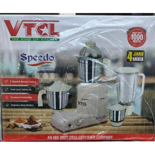 product_image_name-Generic-Vtcl  Mixer Grinder 4 Jars-1000 Watts-1