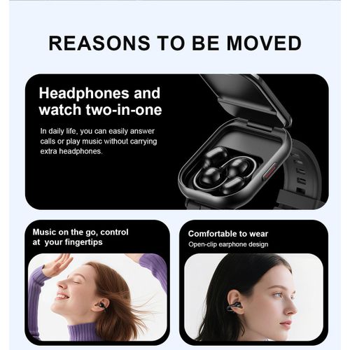 product_image_name-SupDevice-Local Stock-2-in-1 D12 Smart Watch with Bluetooth Earbuds, 2.01" HD Screen & 15+ Days Battery Life. Features Bluetooth 5.3 Calling, IP67 Waterproof, Heart Rate/Sleep Monitor. Ideal for Fitness and Daily Use Black-2