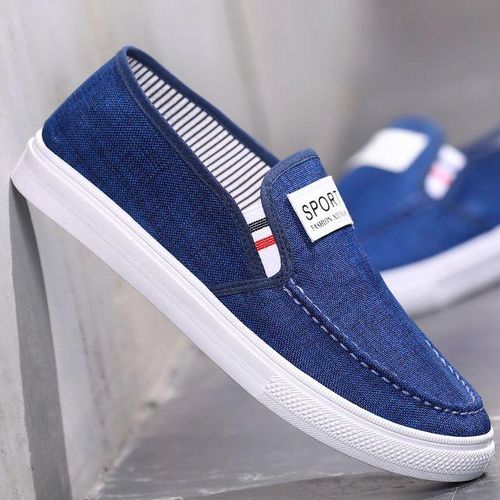 Canvas slip on tennis shoes store
