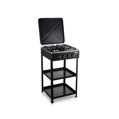 LG 4-Burner Standing Gas Cooker with 2 Shelves - Model Fold 250 - image 2