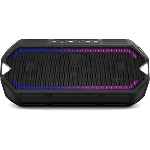 product_image_name-Altec-Altec-Lansing HydraBoom Bluetooth Speakers, USB Type-C Rechargeable Waterproof Portable Speaker Wireless Phone Charget, Stereo Speaker with LED Lights, Floats in Water, 16 Hour Playtime (Black)-2