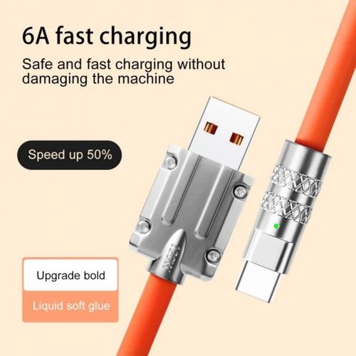 USB-C charging cable - 1M - 2A Fast Charge - White
