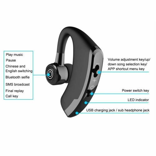 V9 Ear Wireless Bluetooth Headset For All - image 3