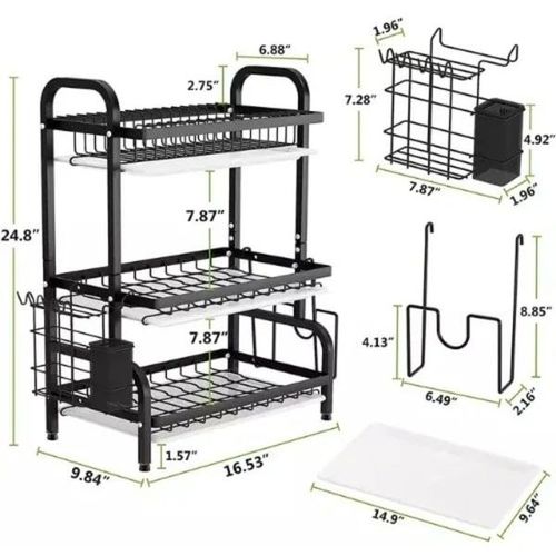 product_image_name-Generic-3 Tier Anti Rust Plate Rack-3