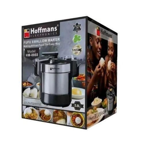 product_image_name-Hoffmans-Automatic All Purpose Swallow Maker Machine  - Yam Pounder/Fufu(Cook & Pound) - 1000W-2