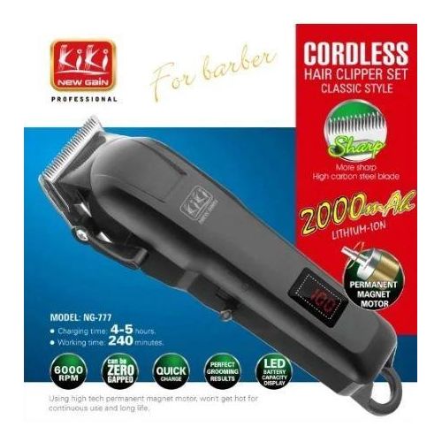 product_image_name-Generic- Professional Rechargeable Wireless Hair Clipper Led Display-2