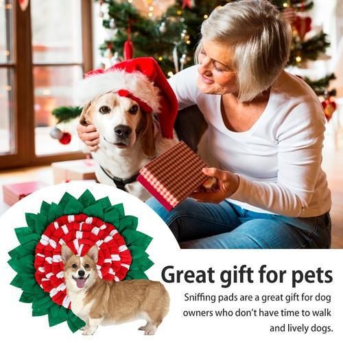 Dogs Snuffle Mat Pet Leak Food Anti Choking Mat Cat Dog Training Blanket  Nose Work Toy Pet Slowing Feeding Intelligence Mat