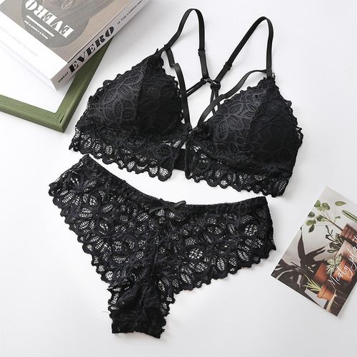 Fashion Lace Bras For Women Sexy Underwear Set Bralette Sling Vest