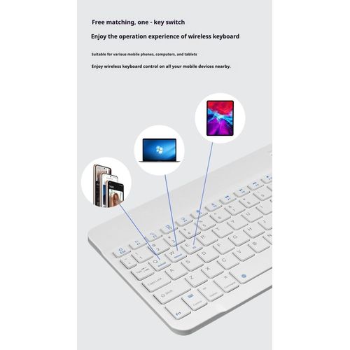 Generic Wireless Keyboard Suitable for IOS and Android Mobile Phones Tablets Laptops Silent Wireless Keyboard and Mouse Set - image 4
